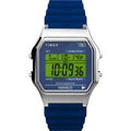 TW2V41200 Reloj Timex T80 Unisex Correa Resina Azul