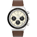 TW2V42800 Reloj Timex Q Chronograph de hombre correa de cuero