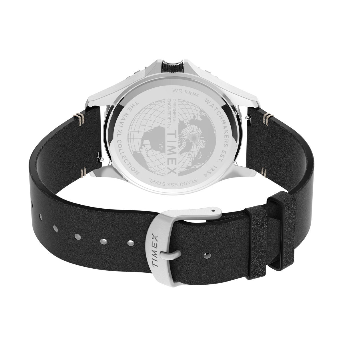 TW2V45300 Reloj Timex Navi Harbour Hombre Piel Negro Verde
