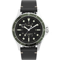TW2V45300 Reloj Timex Navi Harbour Hombre Piel Negro Verde