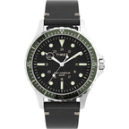 TW2V45300 Reloj Timex Navi Harbour Hombre Piel Negro Verde