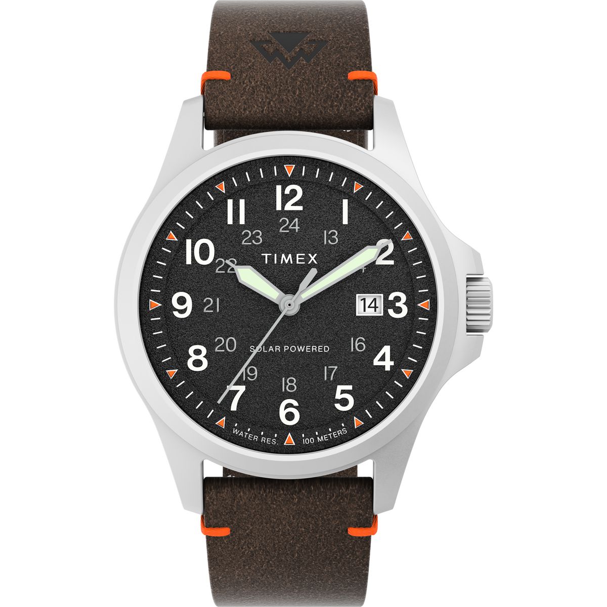 TW2V64100 Reloj Timex Expedition Field Solar de hombre correa de cuero - Cuero Marrón