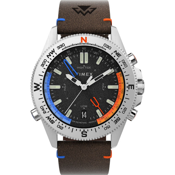 TW2V64400 Reloj Timex Expedition Compass Hombre Piel Marrón