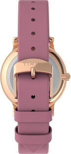 TW2V66900 Reloj Timex Transcend Mujer Correa Cuero Rosa