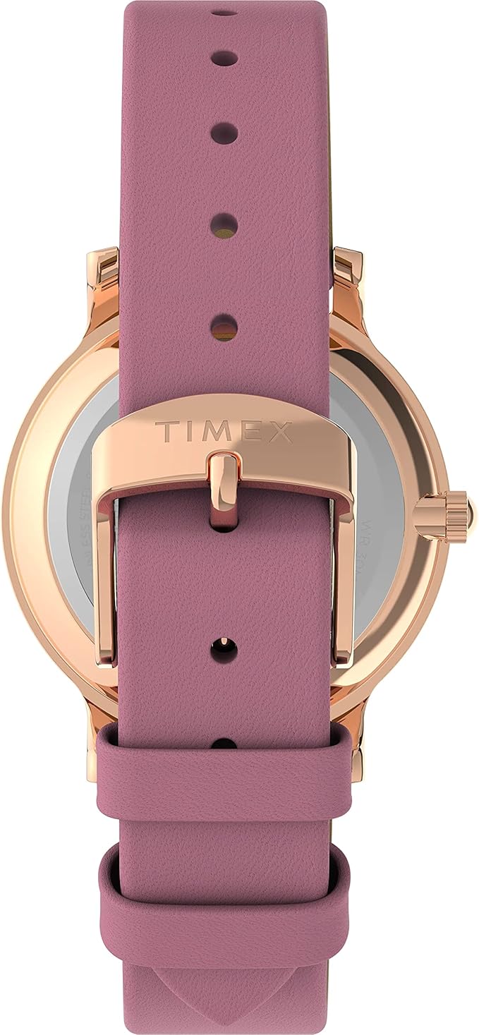 TW2V66900 Reloj Timex Transcend Mujer Correa Cuero Rosa