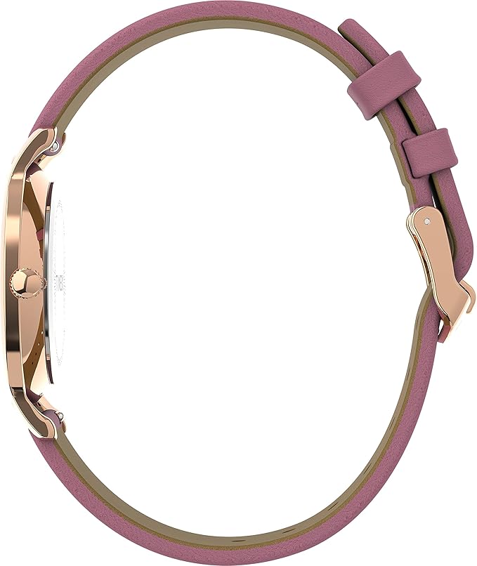 TW2V66900 Reloj Timex Transcend Mujer Correa Cuero Rosa