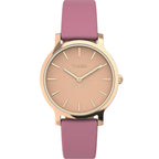 TW2V66900 Reloj Timex Transcend Mujer Correa Cuero Rosa