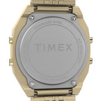 TW2V74300 Reloj Timex T80 Unisex Metal Dorado