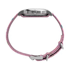 TW2V77800 Timex Weekender Reloj para Mujer Snoopy Peanuts 38 mm - Tela Rosa