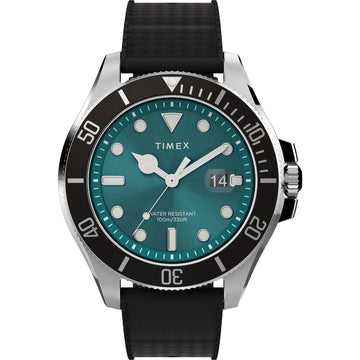TW2V91700 Reloj Timex Harnborside de hombre correa de silicona - Resina Negro