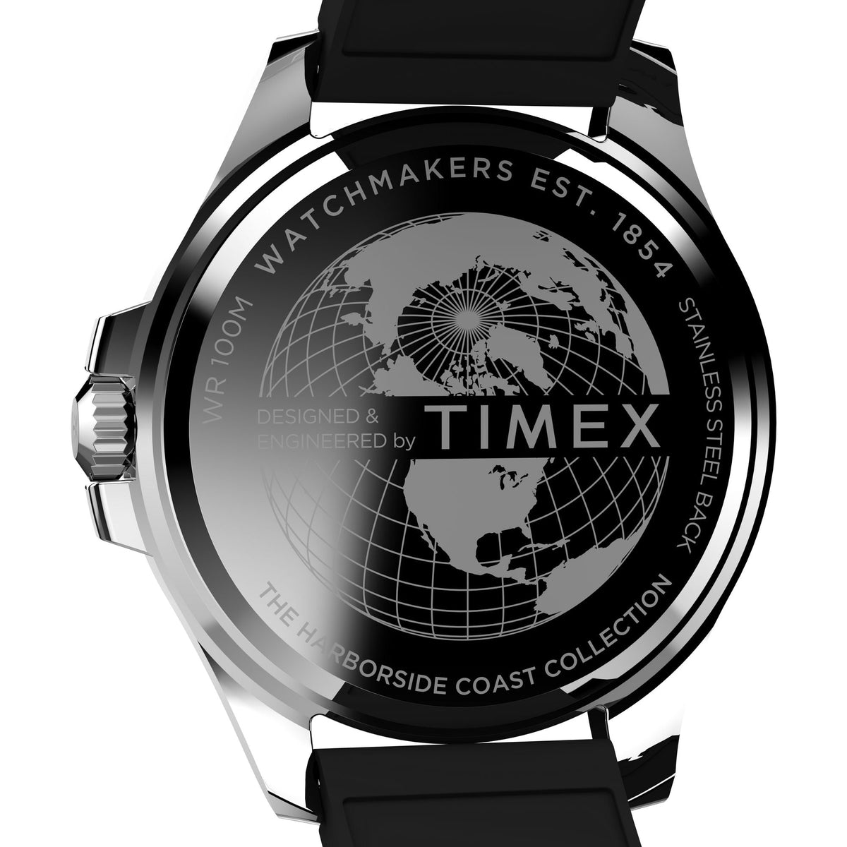 TW2V91700 Reloj Timex Harnborside de hombre correa de silicona - Resina Negro