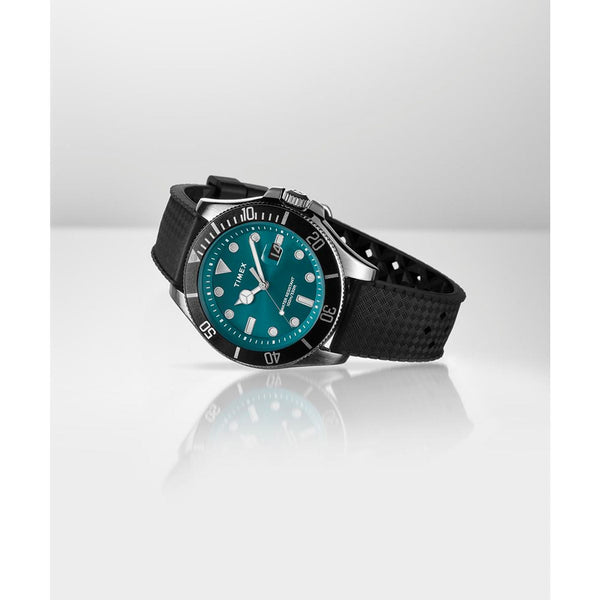 TW2V91700 Reloj Timex Harnborside de hombre correa de silicona negra
