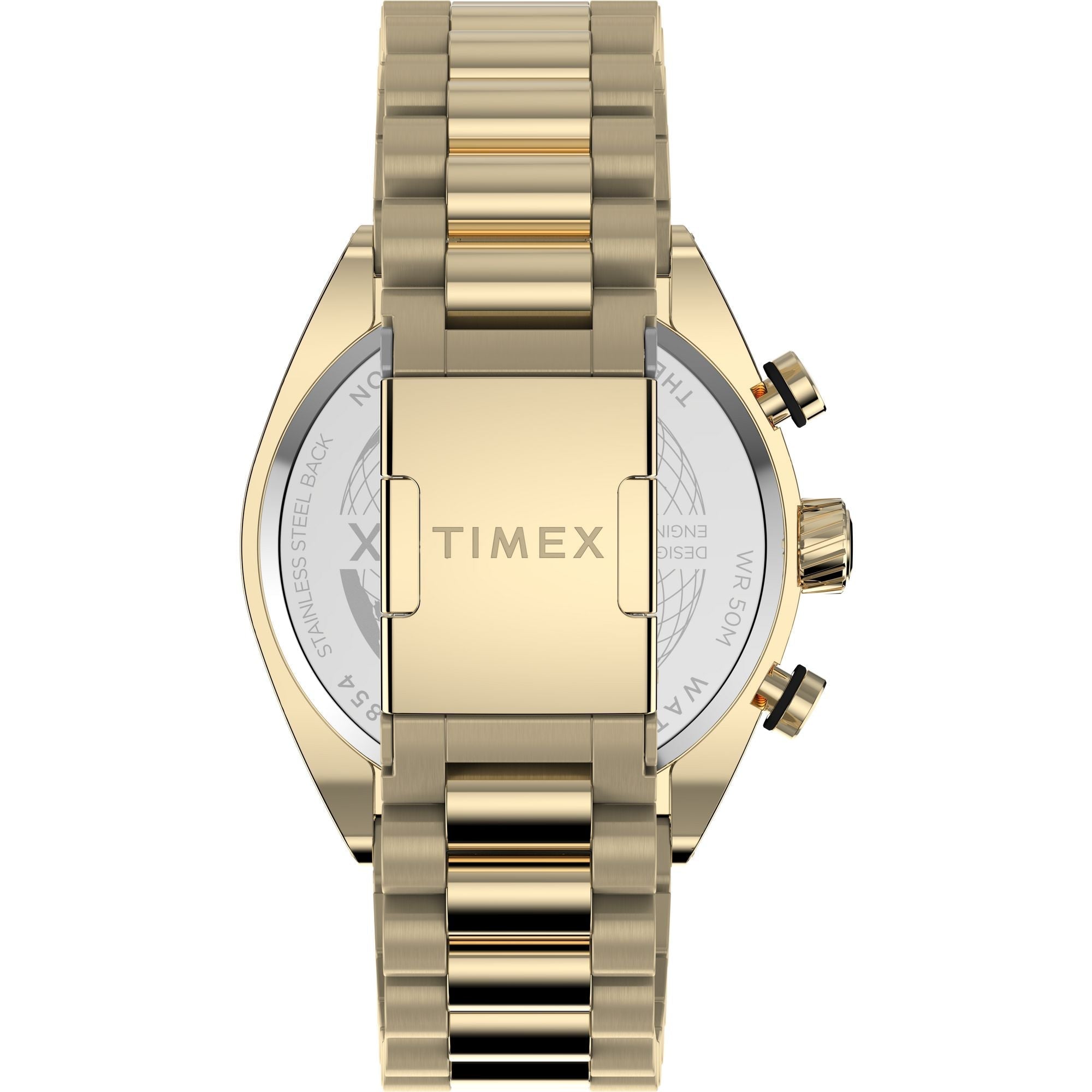 TW2W22100 Reloj Timex Legacy Hombre Dorado Esfera Negra