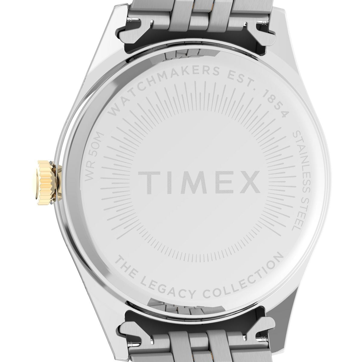 TW2W32100 Reloj Timex Legacy Mujer Acero Plata Oro Esfera