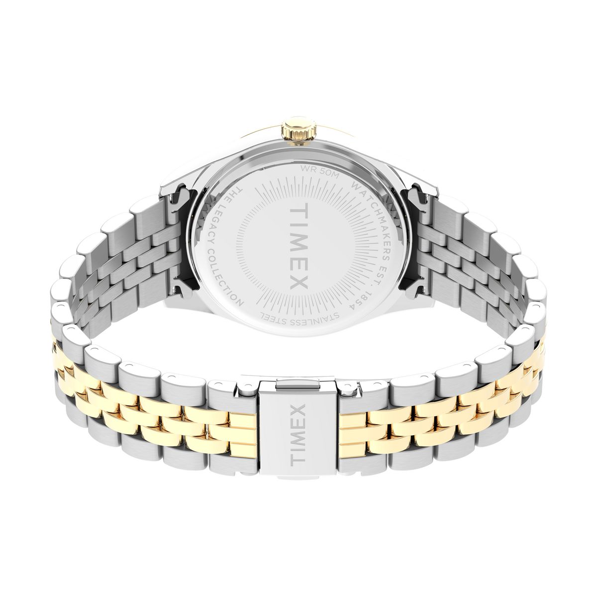 TW2W32100 Reloj Timex Legacy Mujer Acero Plata Oro Esfera
