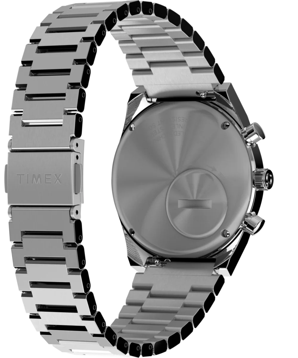 TW2W33700 Reloj Timex Q Falcon Eye Hombre Acero Azul