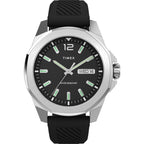TW2W42900 Reloj Timex Essex de hombre correa de caucho - Resina Negro