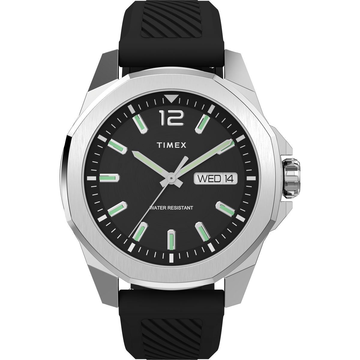 TW2W42900 Reloj Timex Essex de hombre correa de caucho - Resina Negro