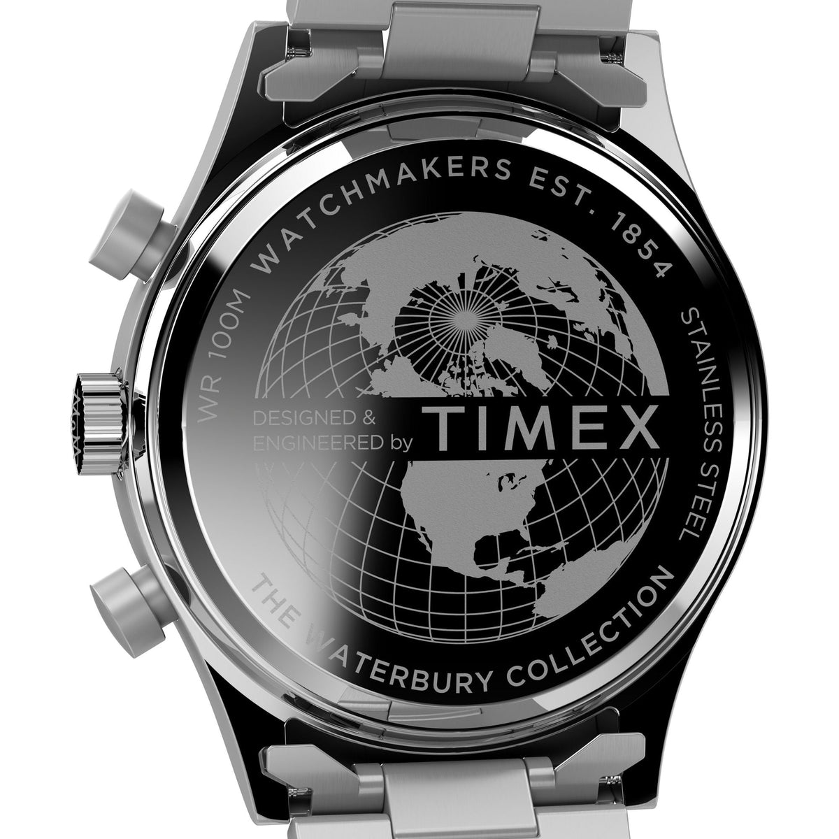 TW2W47800 Reloj Timex Waterbury de hombre correa de metal - Acero Inoxidable Plateado