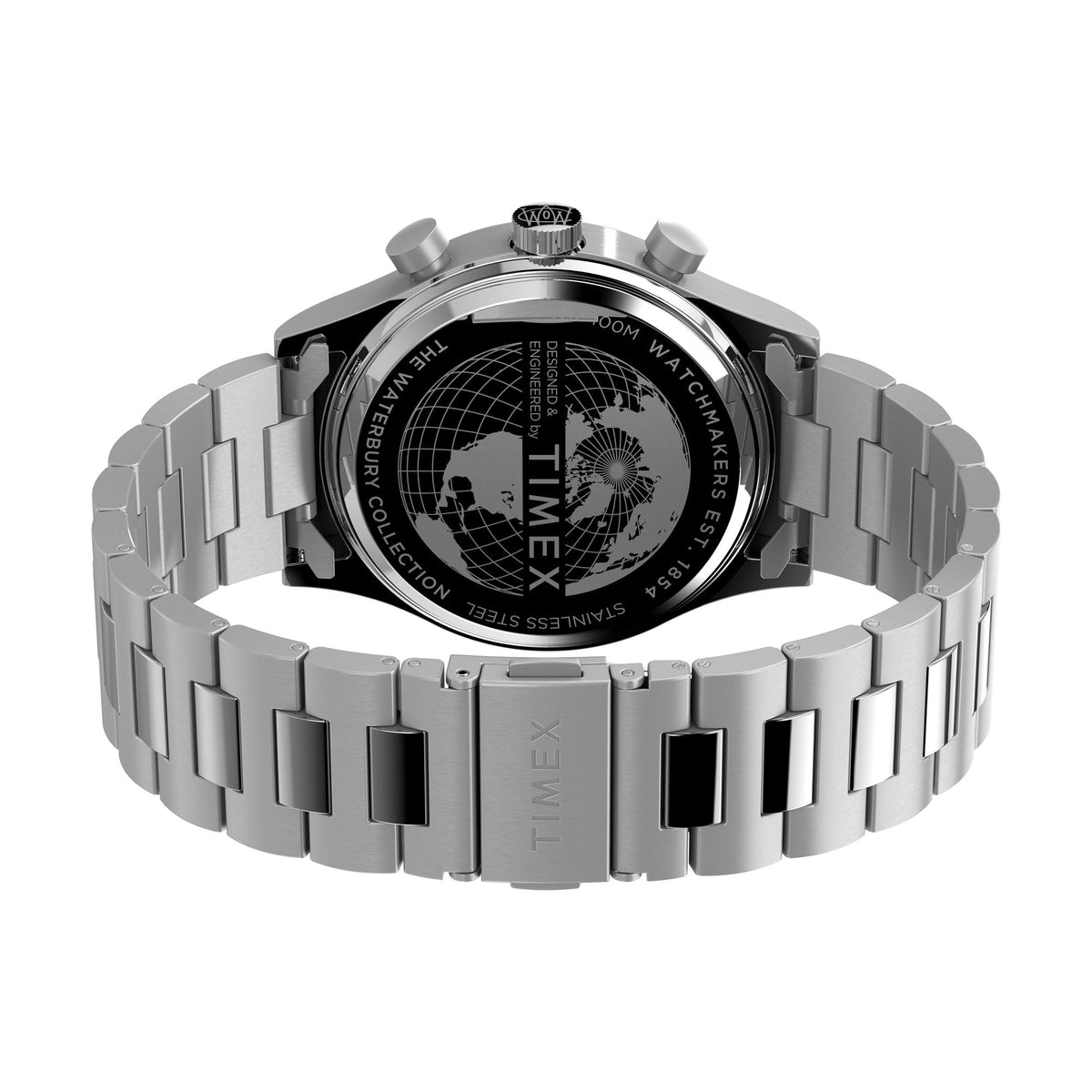 TW2W47800 Reloj Timex Waterbury de hombre correa de metal - Acero Inoxidable Plateado