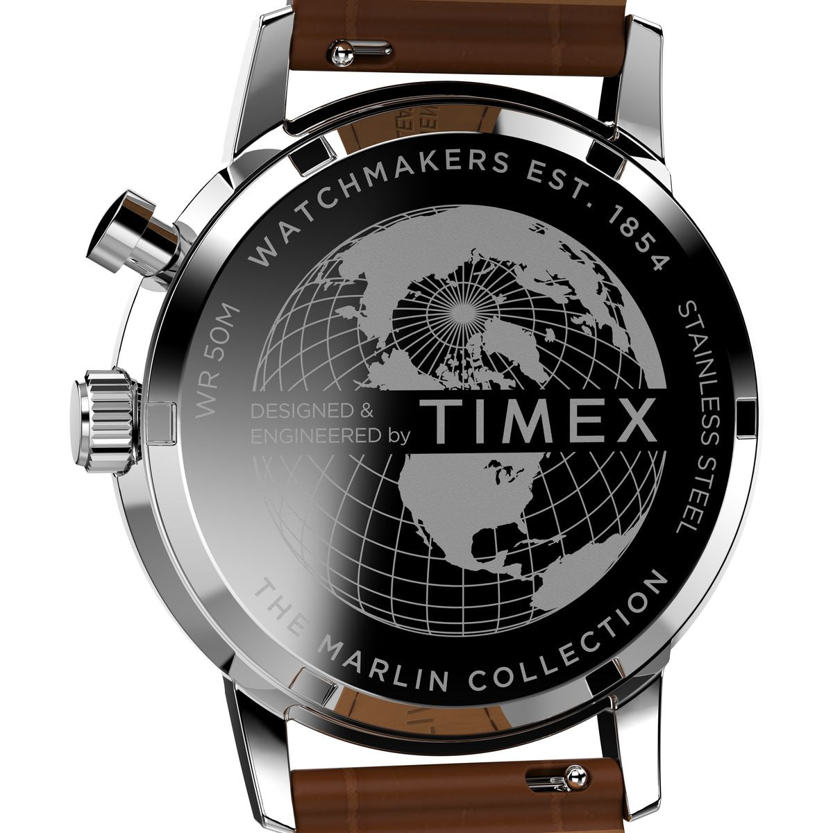 TW2W51000 Reloj Timex Marlin de hombre correa de cuero - Cuero Marrón