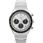 TW2W53300 Reloj Timex Q de hombre correa de metal - Acero Inoxidable Plateado