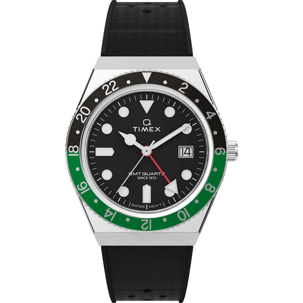 TW2W57500 Reloj Timex Q GMT de hombre correa de resina