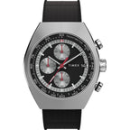 TW2W64500 Reloj Timex Legacy Tonneau de caballero pulsera de resina - Resina Negro