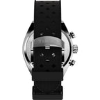 TW2W64500 Reloj Timex Legacy Tonneau de caballero pulsera de resina - Resina Negro