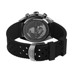 TW2W64500 Reloj Timex Legacy Tonneau de caballero pulsera de resina - Resina Negro