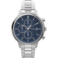 TW2W67900 Reloj Timex Chicago Hombre Acero Inoxidable Azul