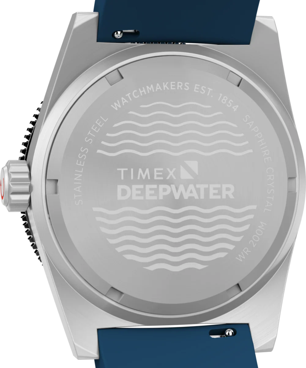 TW2W74600 Reloj Timex Deepwater Hombre Caucho Azul Marino