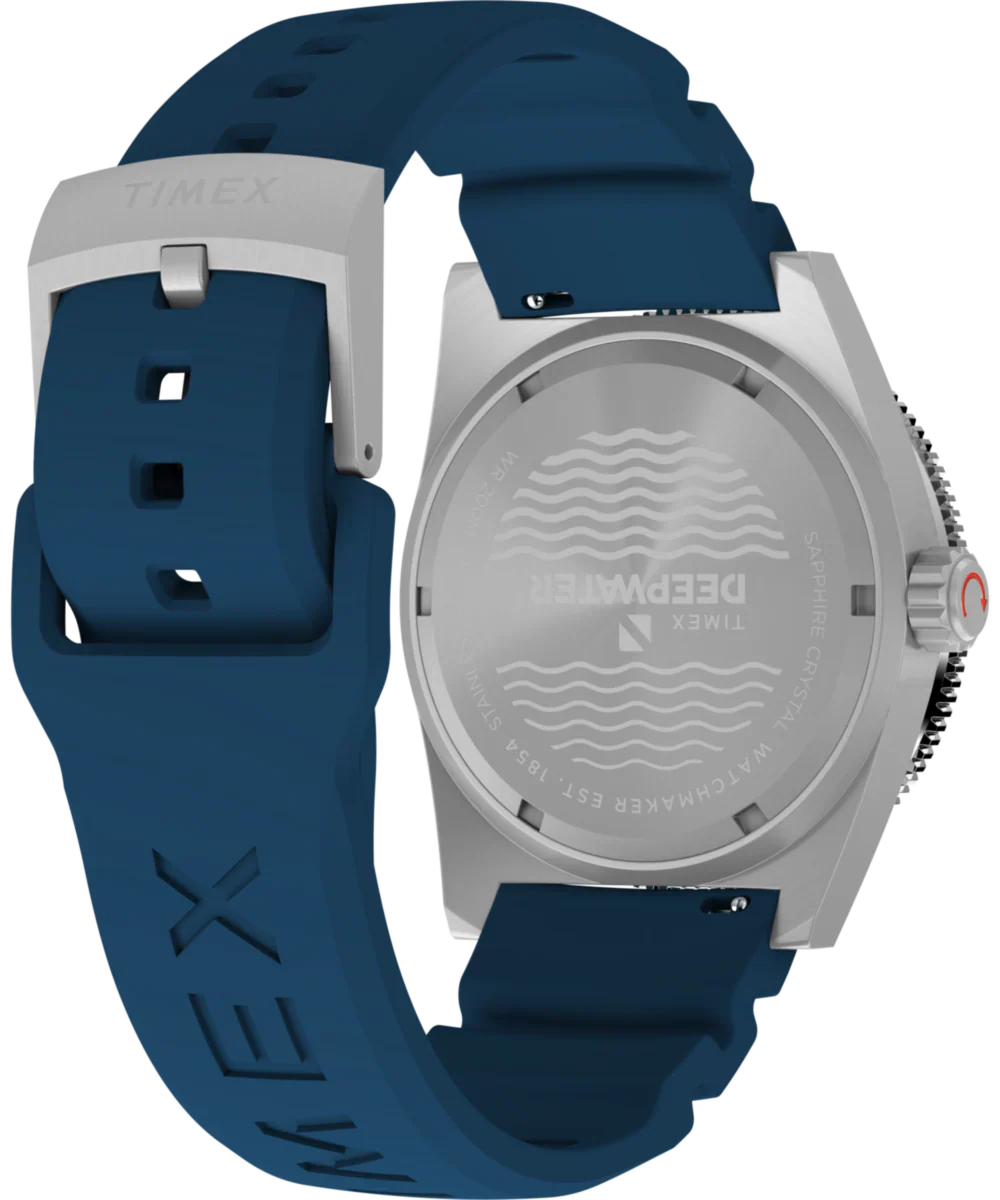 TW2W74600 Reloj Timex Deepwater Hombre Caucho Azul Marino