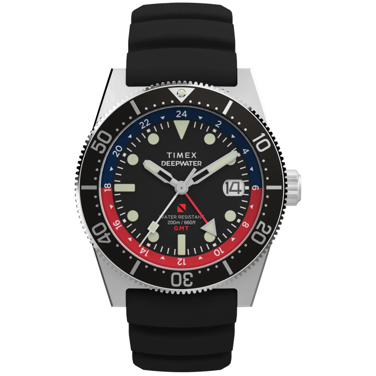 TW2W75000 Reloj Timex Deepwater de hombre pulsera de caucho