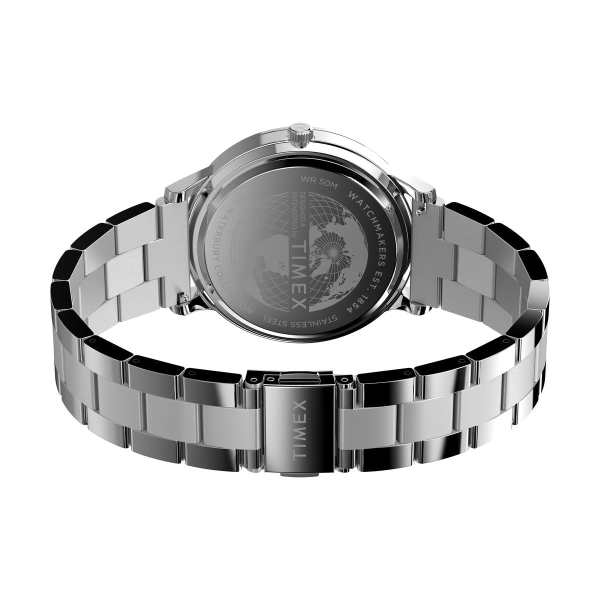 TW2W75700 Reloj Timex Waterbury Classic de hombre correa de metal - Acero Inoxidable Plateado