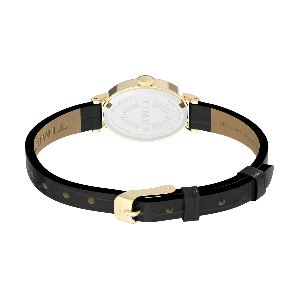 TW2W78300 Reloj Timex Cavatina de dama correa de cuero - Cuero Negro