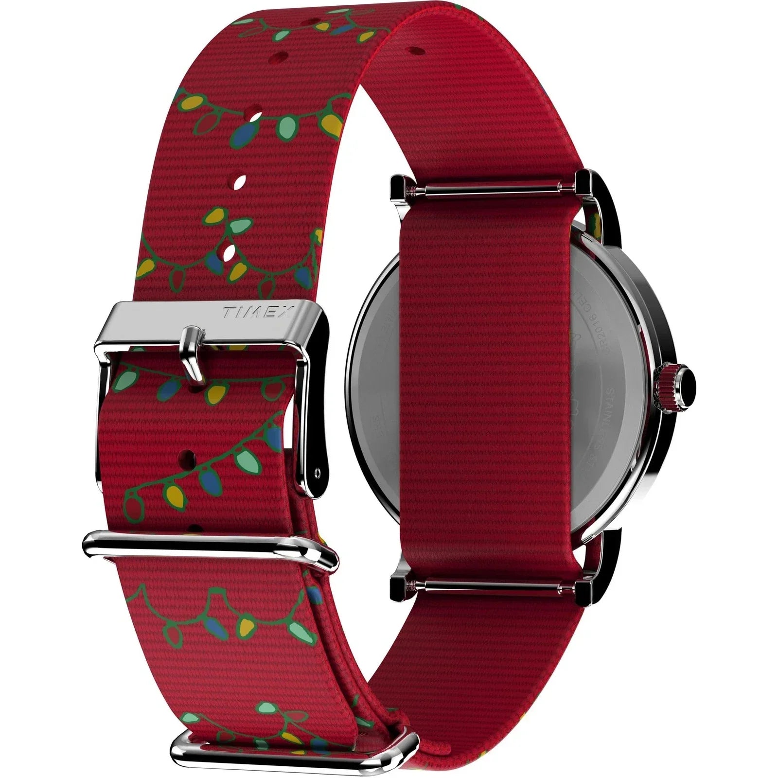TW2W80800 Reloj Timex x Peanuts Snoopy Holiday Unisex pulsera de tela 38 mm
