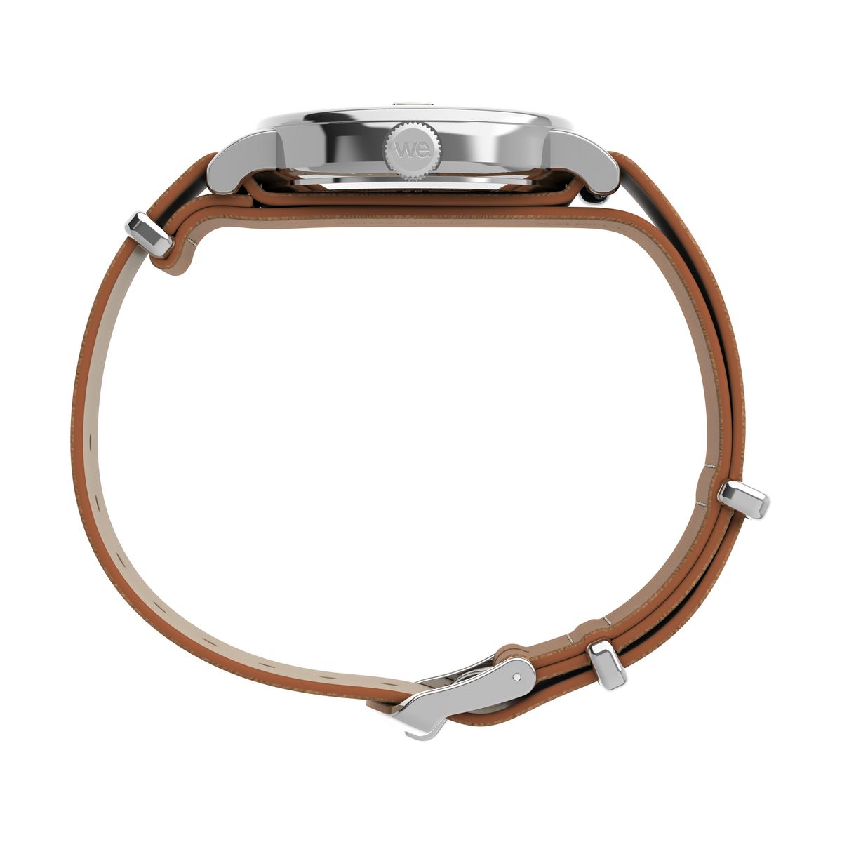 TW2W86500 Reloj Timex Weekender de dama correa de piel - Cuero Marrón