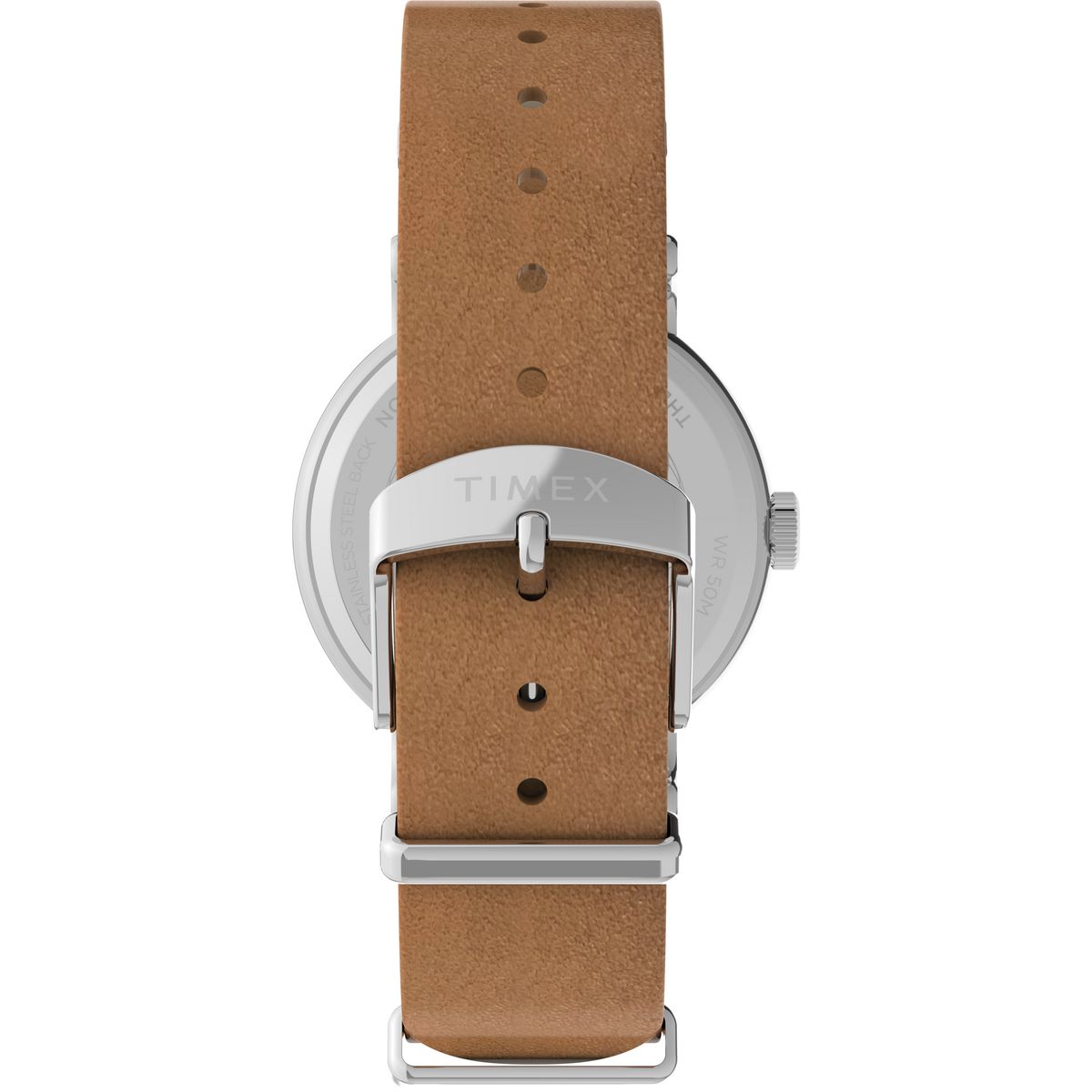 TW2W86500 Reloj Timex Weekender de dama correa de piel - Cuero Marrón