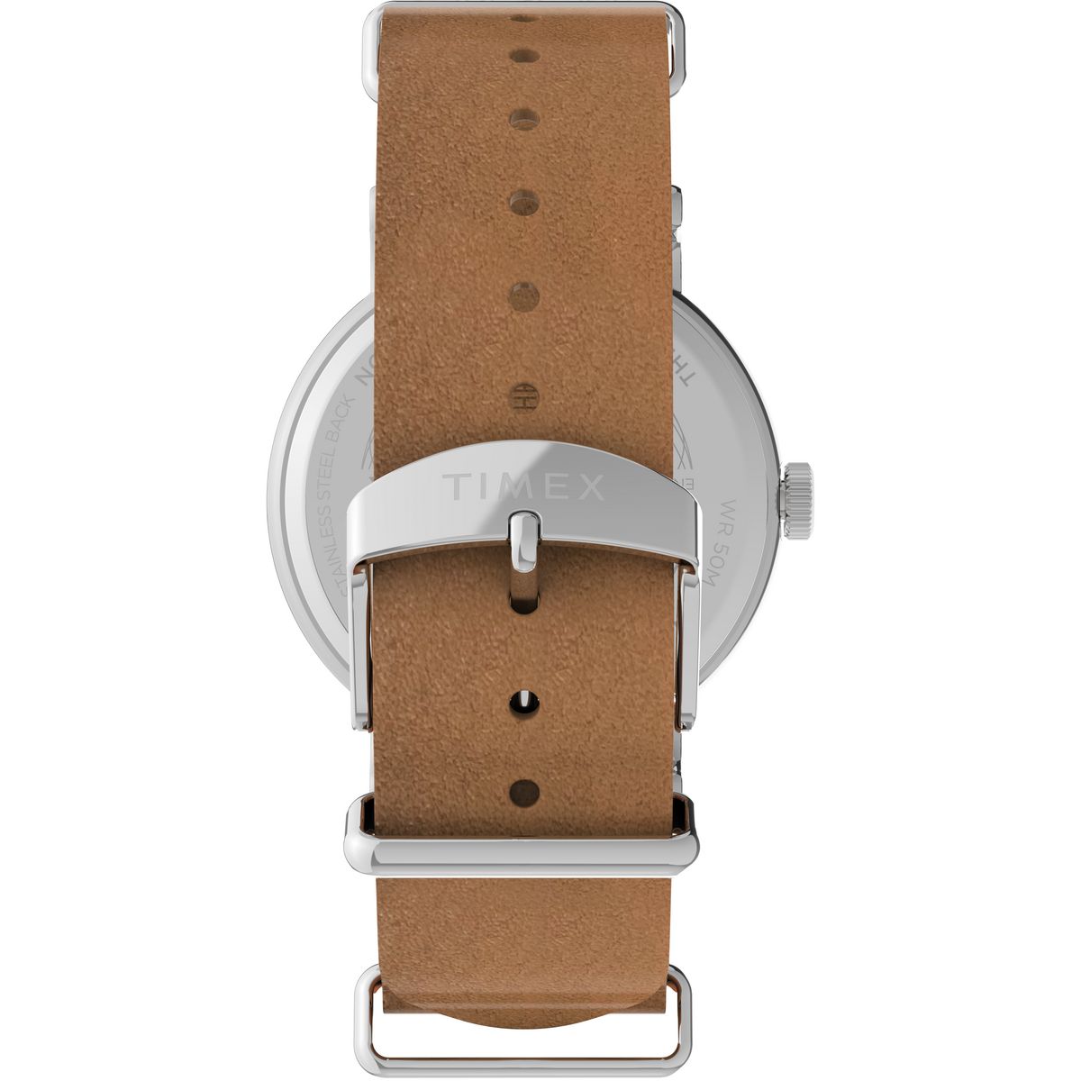 TW2W86800 Reloj Timex Weekender unisex correa de piel - Cuero Marrón
