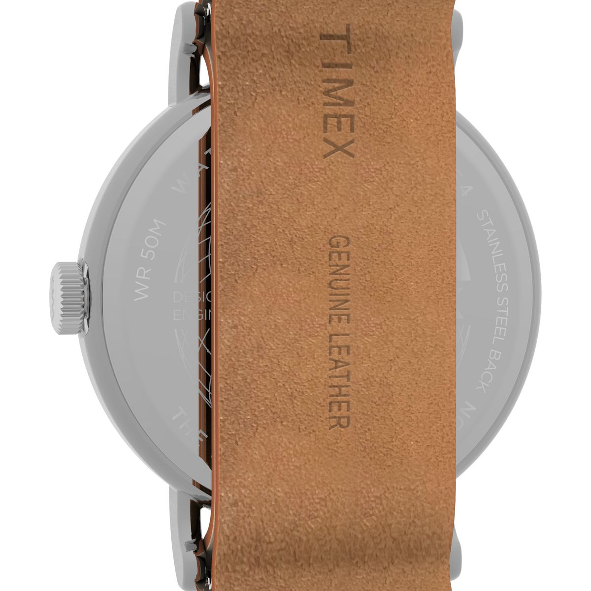 TW2W86800 Reloj Timex Weekender unisex correa de piel - Cuero Marrón