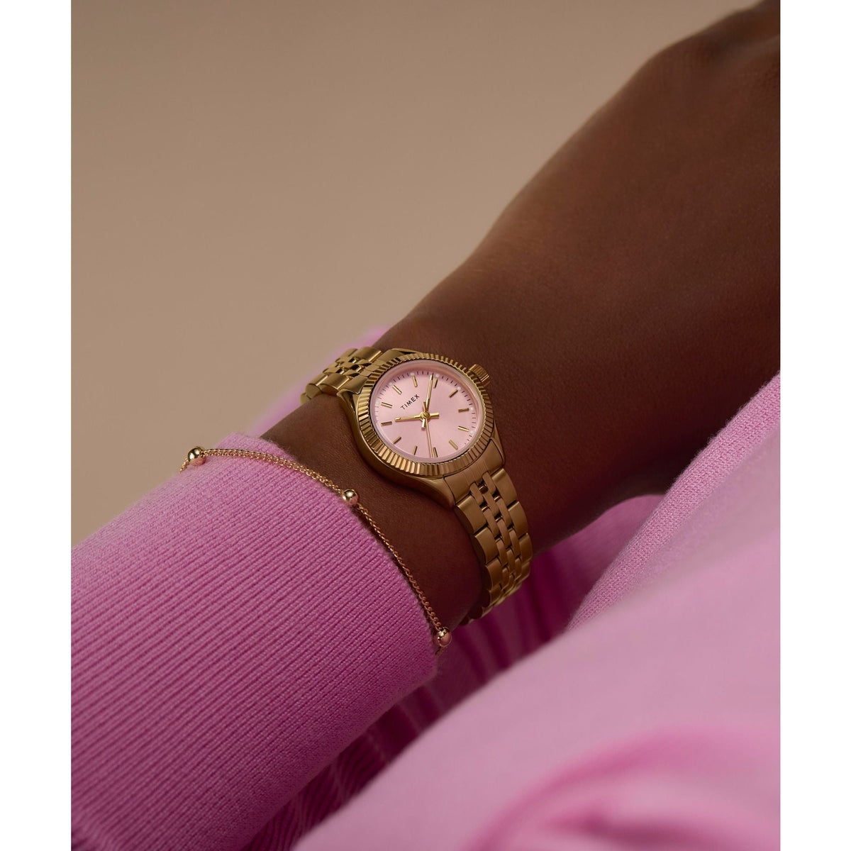 TW2W90800 Reloj Timex Legacy Mini de dama pulsera de metal - Acero Inoxidable Dorado