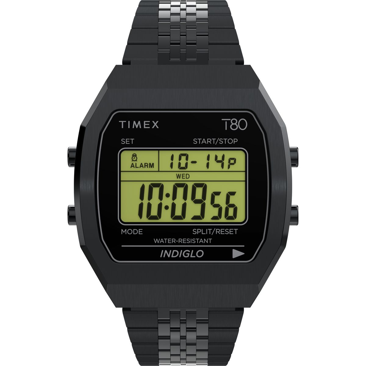 TW2W91600 Reloj Timex T80 Hombre Acero Negro