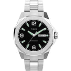 TW2W92700 Reloj Timex Essex Hombre Correa Acero Esfera Negra