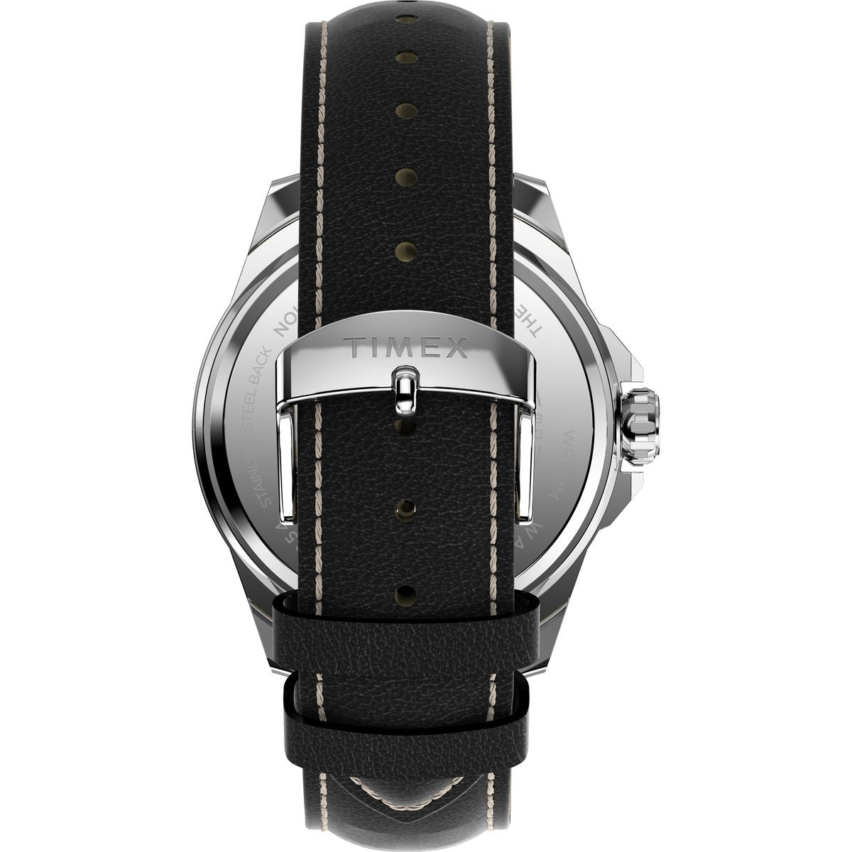 TW2W92900 Reloj Timex Essex de hombre correa de cuero - Cuero Negro