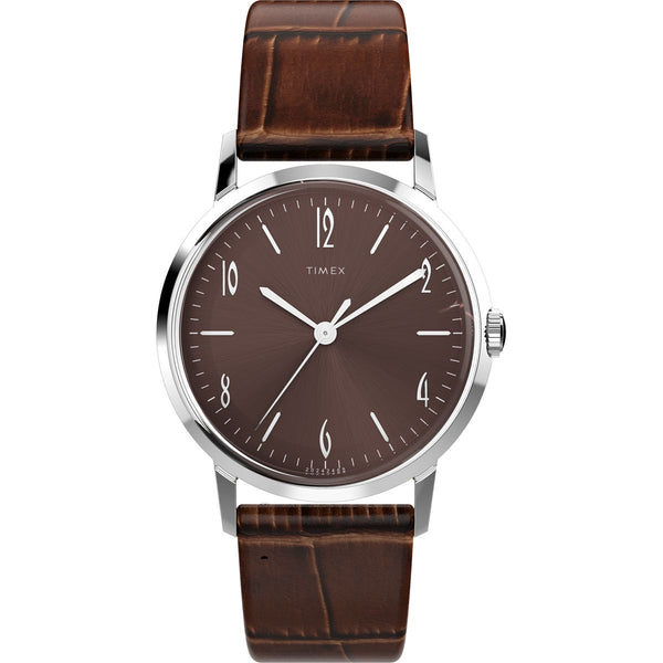 TW2W93300 Reloj Timex Marlin de hombre correa de cuero - Cuero Marrón