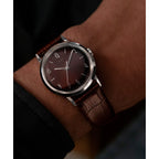 TW2W93300 Reloj Timex Marlin de hombre correa de cuero - Cuero Marrón