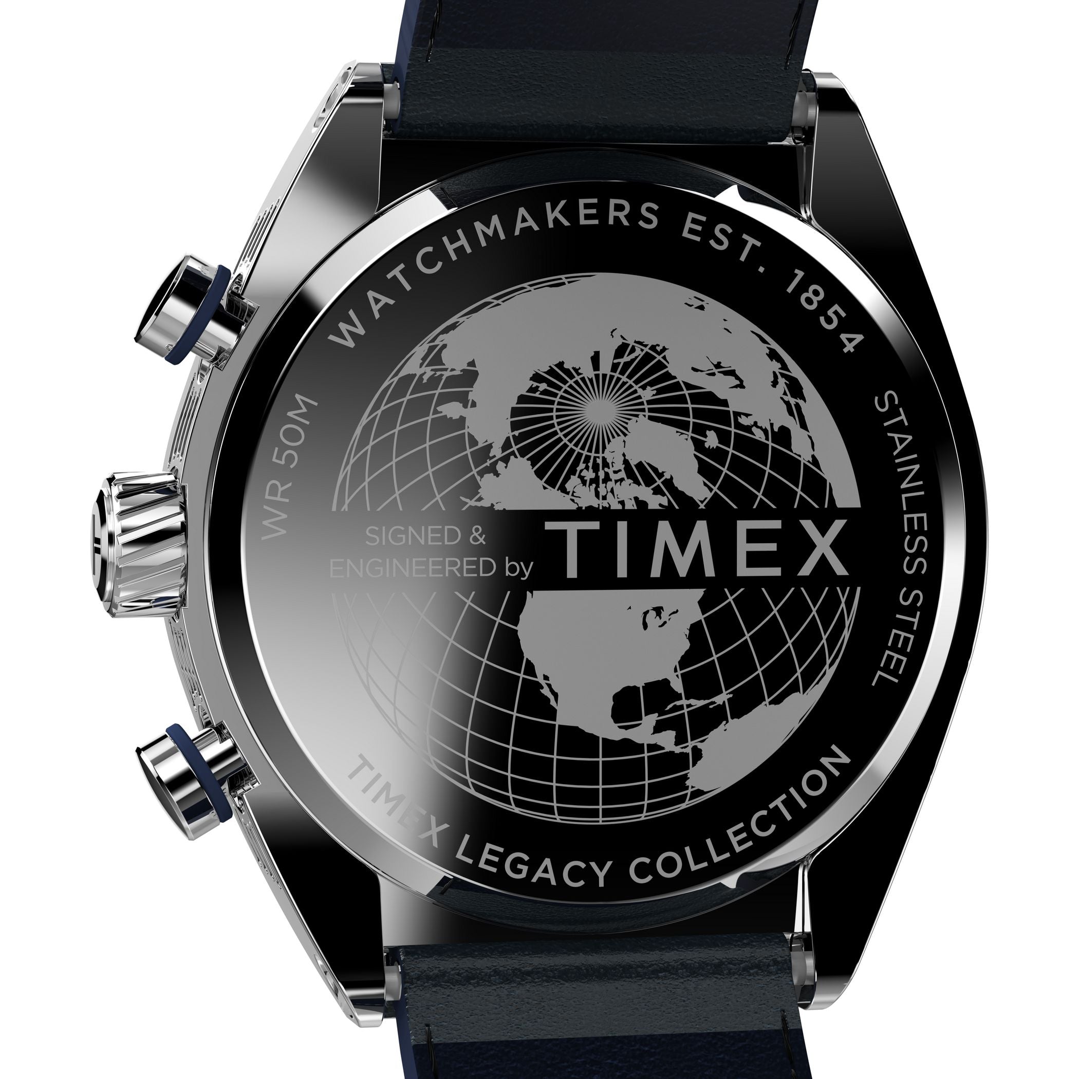 TW2W93500 Reloj Timex Legacy Tonneau Hombre Caucho Azul