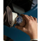 TW2W99000 Reloj Timex Marlin de hombre correa de cuero - Cuero Azul