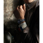 TW2W99000 Reloj Timex Marlin de hombre correa de cuero - Cuero Azul